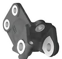 SUPORTE MOLA DIANTEIRO FURO 16MM